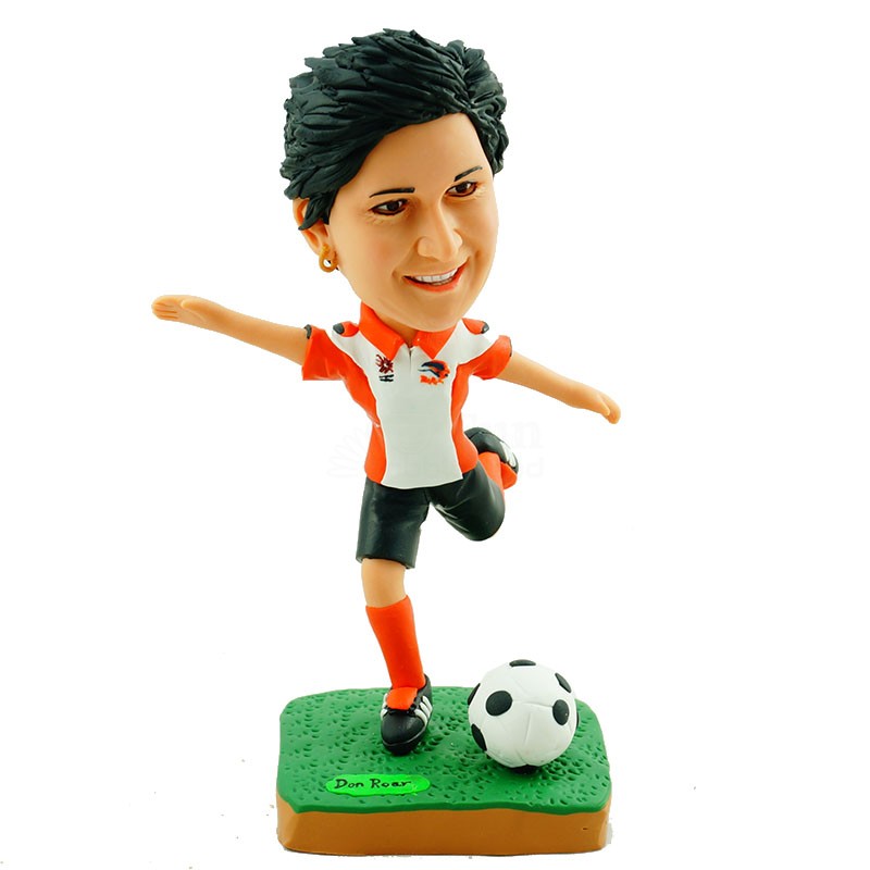 soccer girl player custom-bobblehead