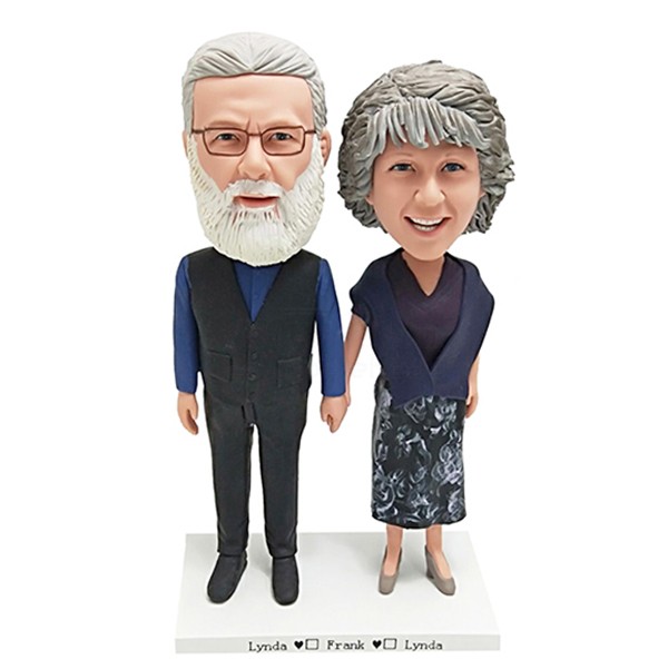 custom old couple bobblehead