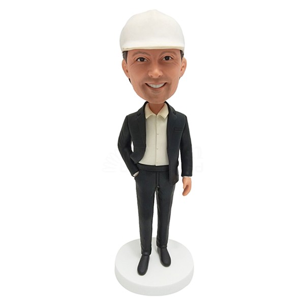 personalized engineer bobblehead